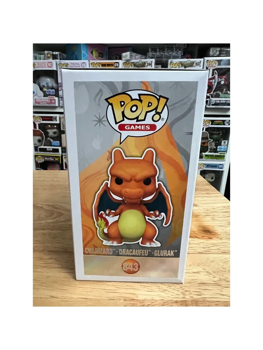 EXCLUSIVE PEARLESCENT Charizard Funko Pop #843 Pokemon Games Nintendo Pokecenter